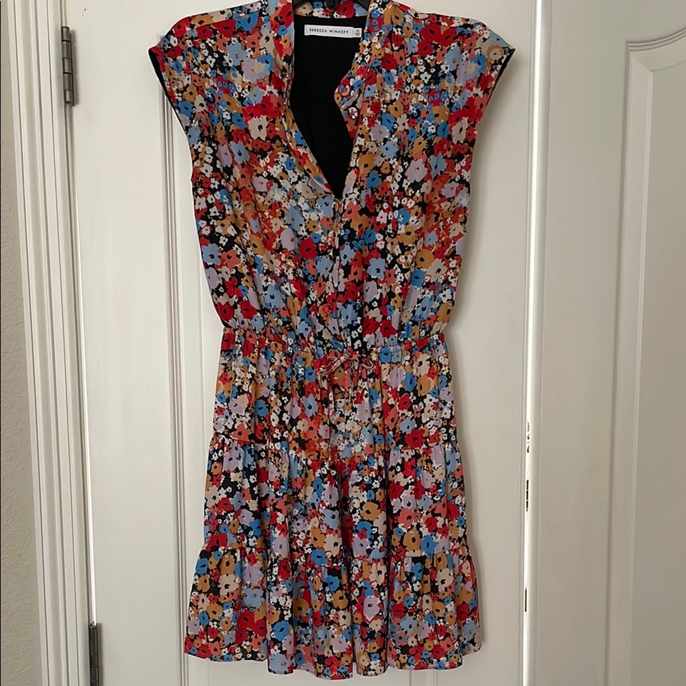 Rebecca Minkoff Red and Blue Sleeveless Sundress